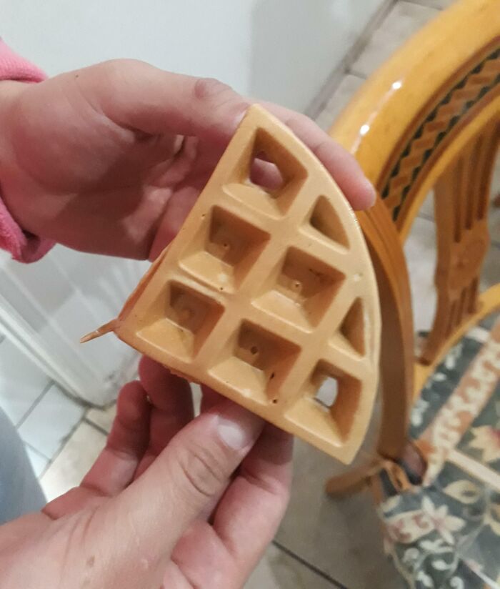 My Waffle Wedge Is So Perfect It Looks Fake