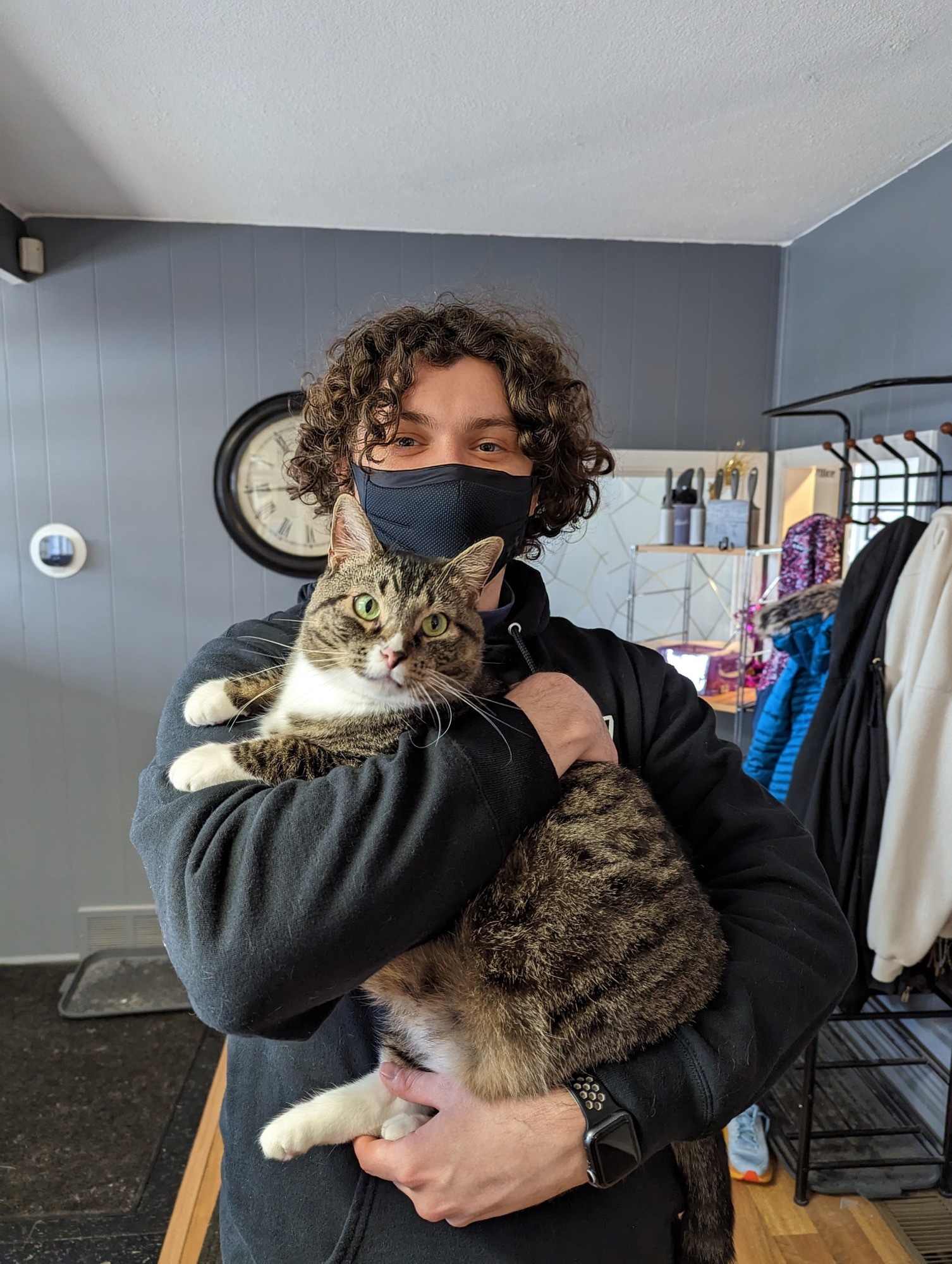Finally Adopted A Kitty Of My Own. This Is (Big) Billie. She Was Named After A Billy Goat For Her Headbutts