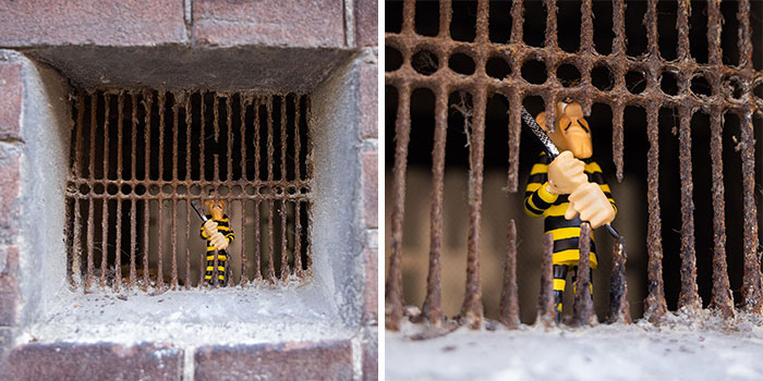 « je fais des interventions pour faire sourire les gens » : 80 interprétations astucieuses des espaces publics par le street art de frankey