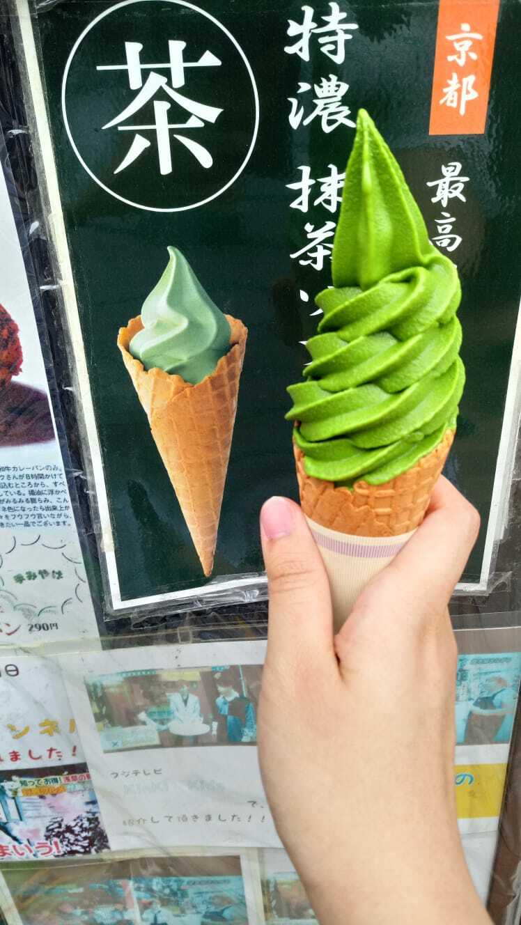 les glaces au japon