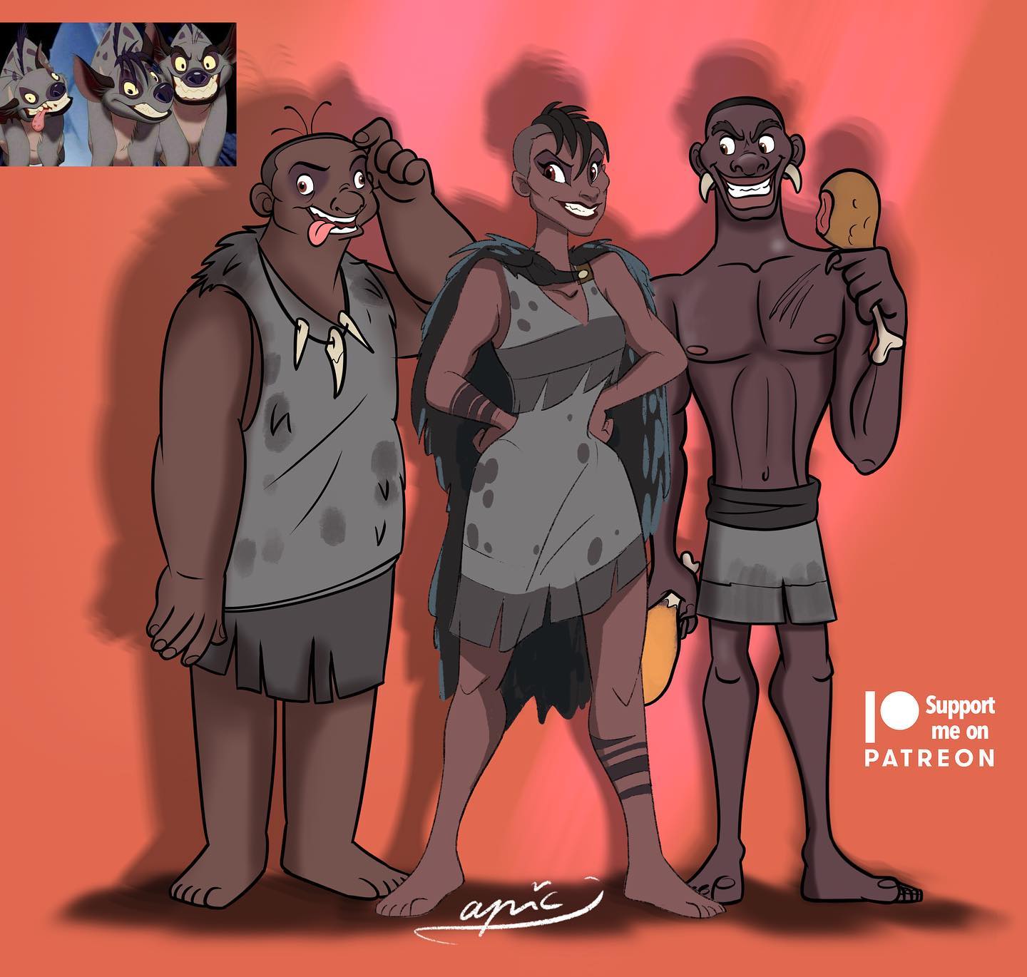 ed, shenzi et banzai