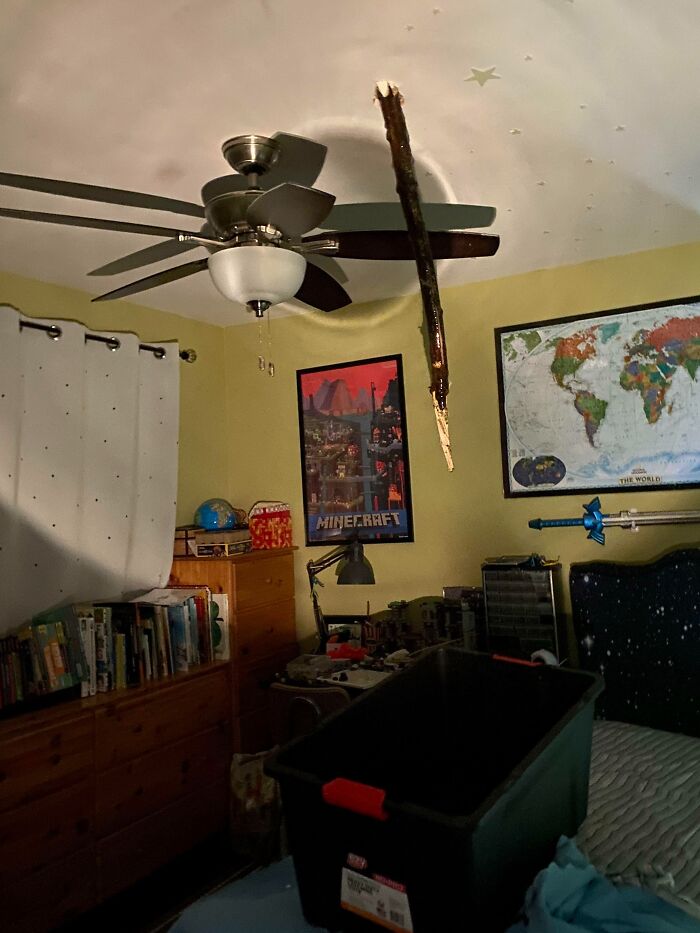 Tornado-Driven Murder-Branch Impales My House Directly Above My Kid’s Bed