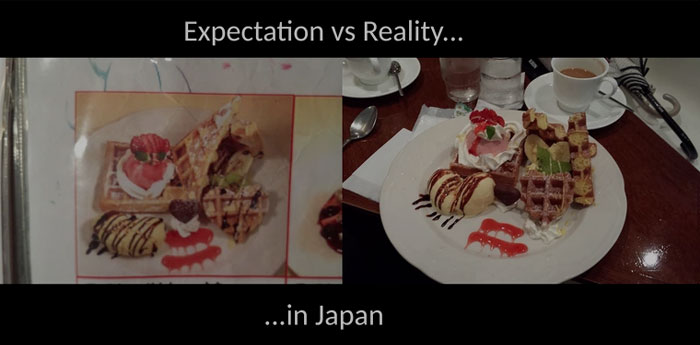 au japon, il faut s’attendre à recevoir ce que l’on attend
