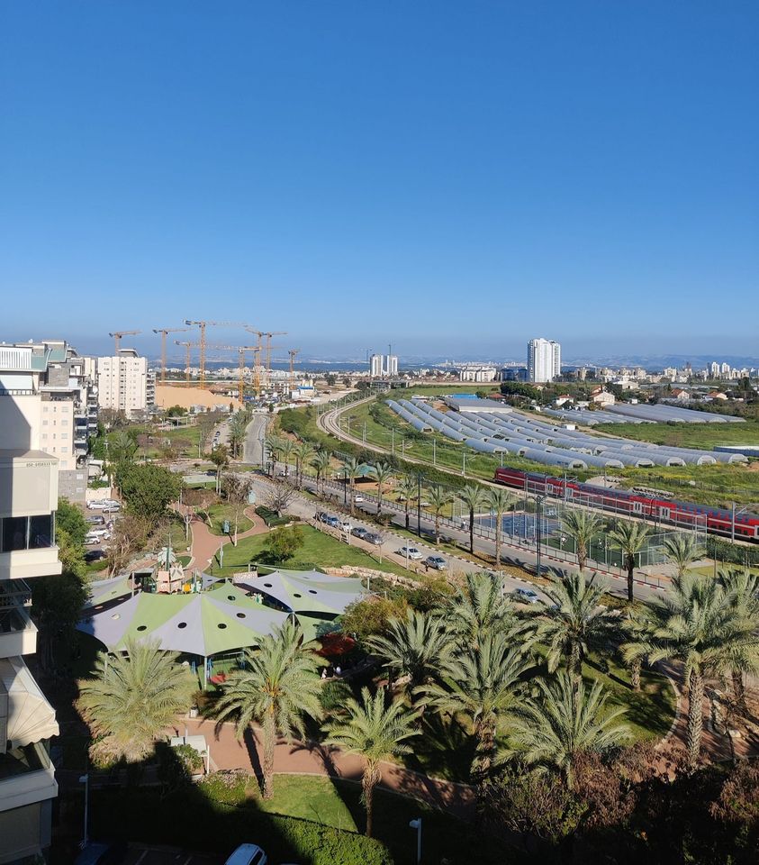 The View From The Balcony, Here At Be’er Yaakov, Israel