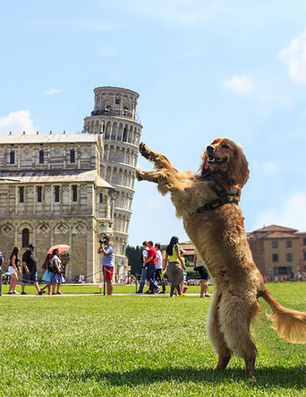 Oh, Good. Another “Holding Up The Leaning Tower Of Pisa” Pic