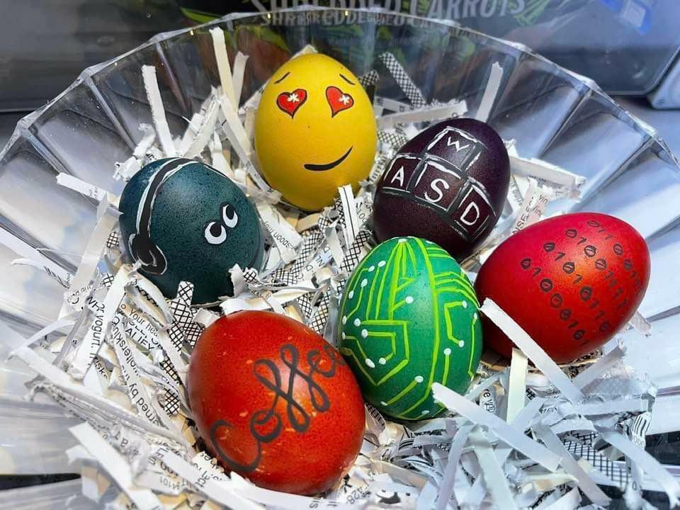 My Fiance Made These Amazing Nerdy Easter Eggs