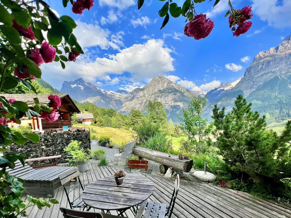 Grindlewald, Switzerland. The Incredible View From My Window For A Few Savored Days