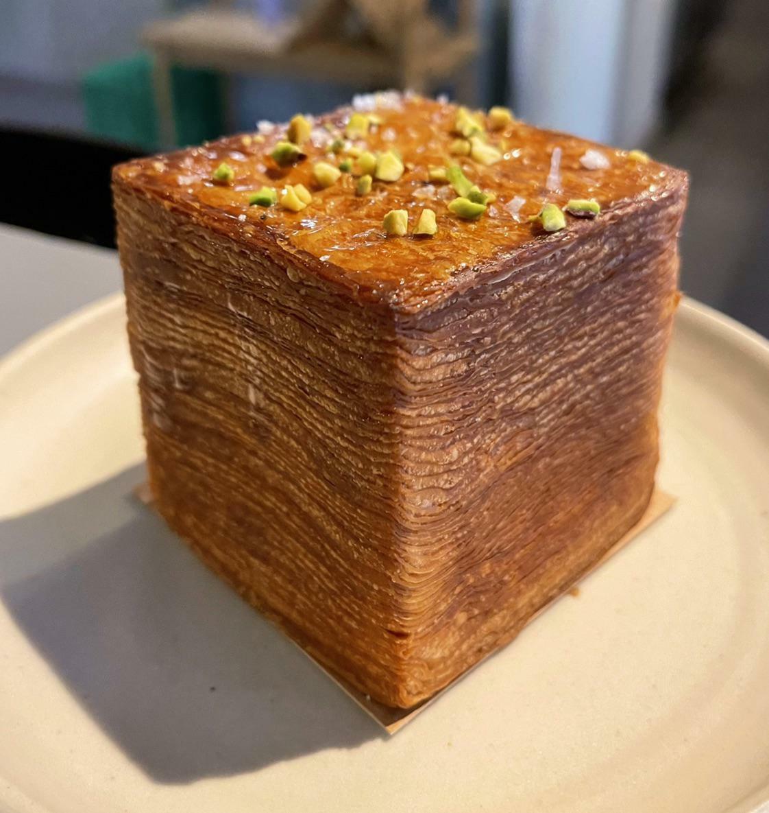 Cube Croissant (Filled With Pistachio Creme) – Copenhagen, Denmark