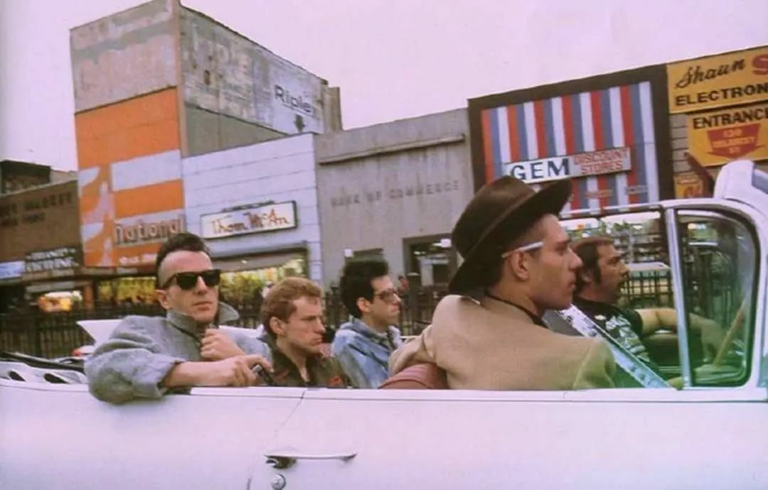 The Clash Riding On Their Way To Shea Stadium, New York (1982)