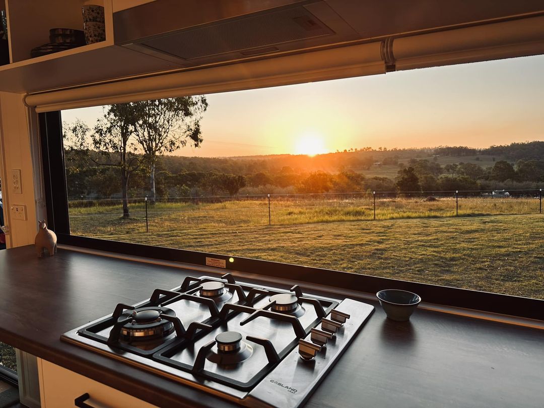 The View From The Kitchen Window In Our Tiny House Se Qld Australia