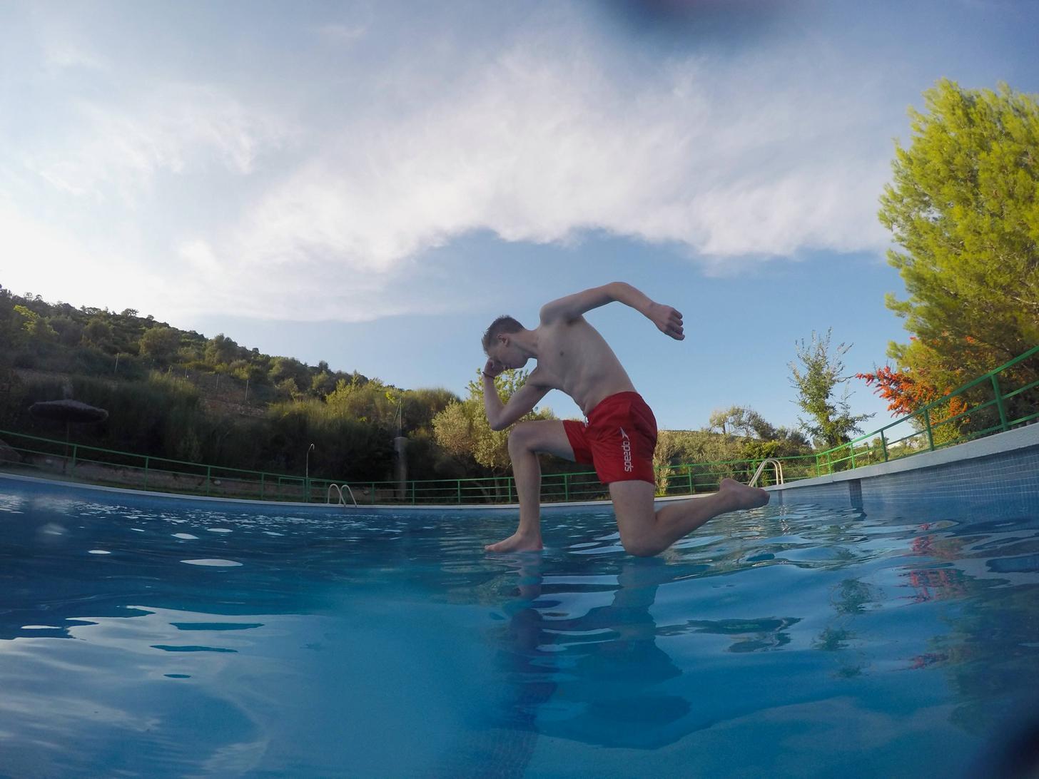 Perfectly Timed Pool Picture