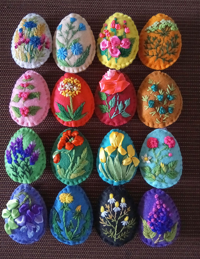 Easter Felt Eggs