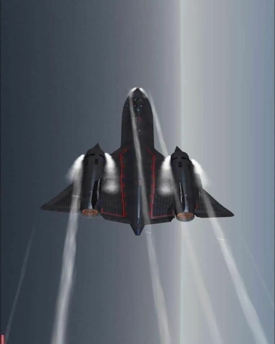 Sr 71 Blackbird Designed In The1950s, Was Able To Cruise Near The Edge Of Space And Outfly A Missile