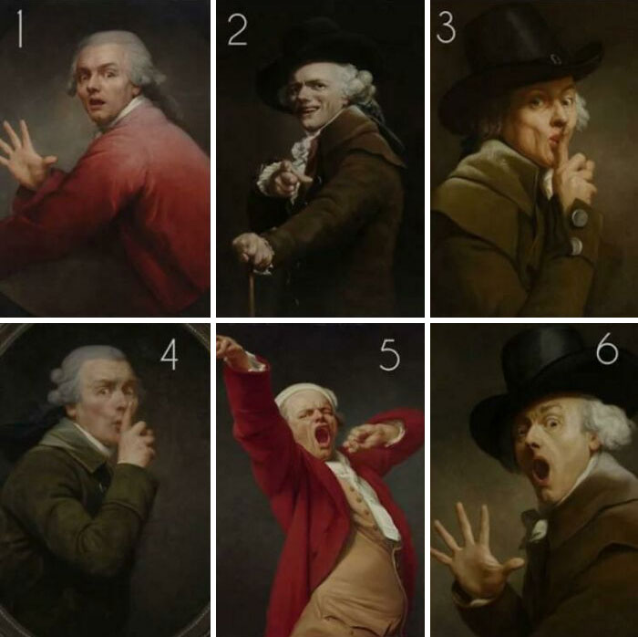 joseph ducreux et ses autoportraits (années 1700)