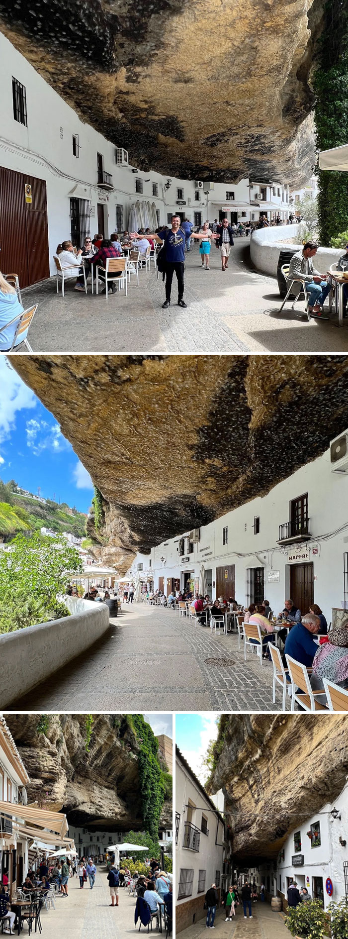 L’un des éléments de ma liste de souhaits était de visiter cette ville étonnante où les maisons sont littéralement sous la roche.