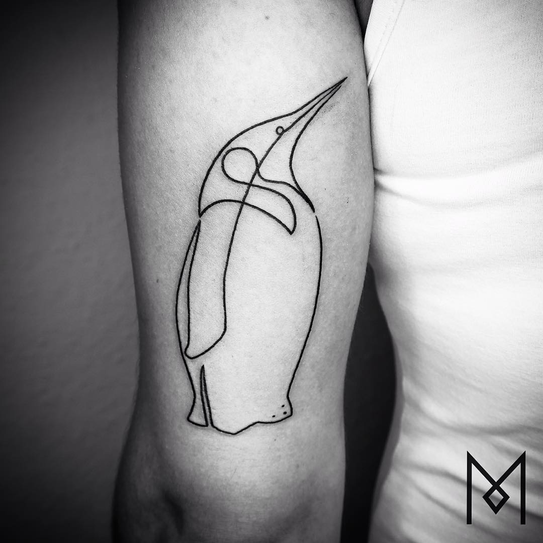 Cet artiste crée des tatouages captivants à l’aide d’une seule ligne (35 images)