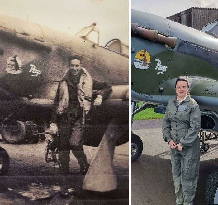 Aujourd’hui, j’ai pu voler dans l’ouragan de la Seconde Guerre mondiale restauré par mon grand-père.