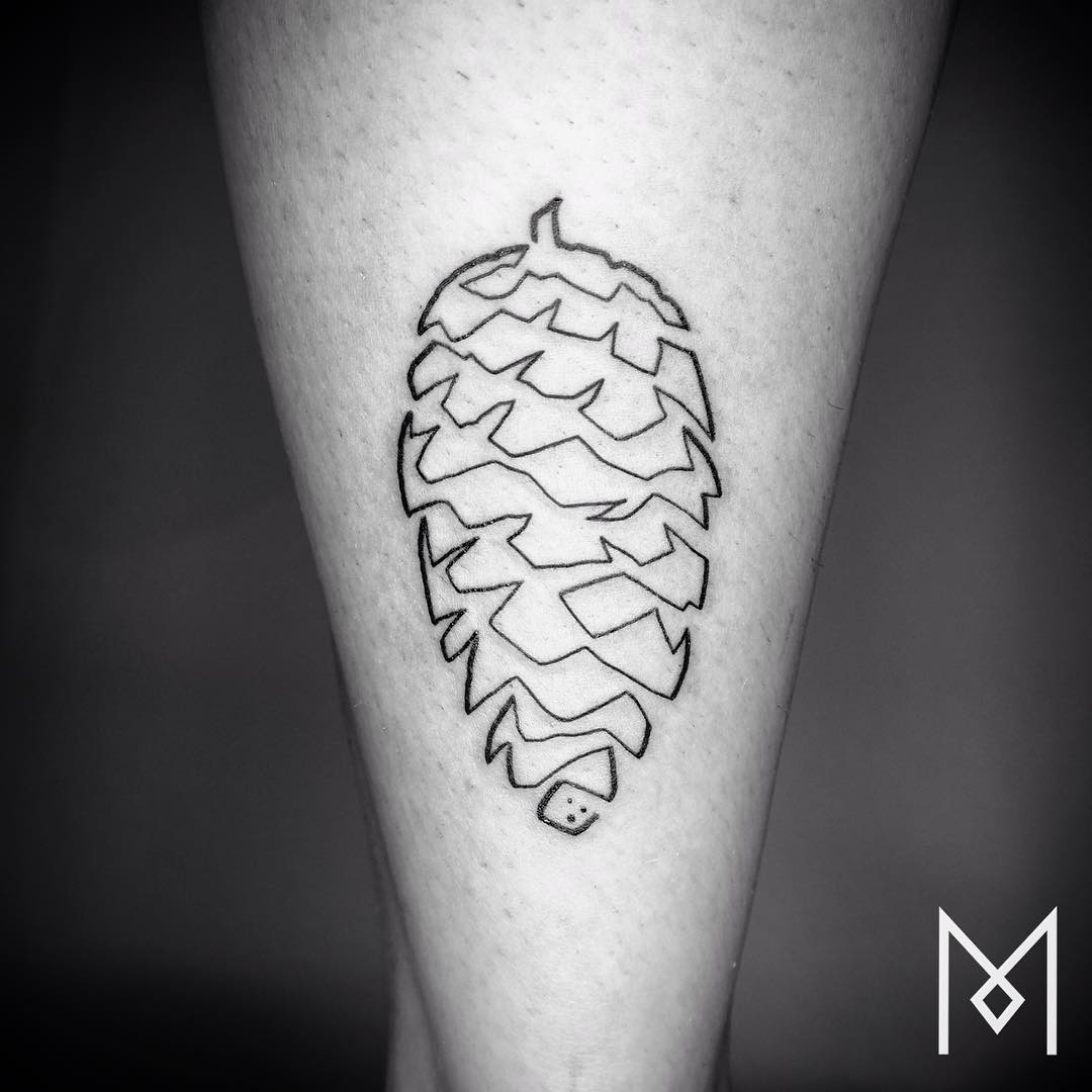 Cet artiste crée des tatouages captivants à l’aide d’une seule ligne (35 images)