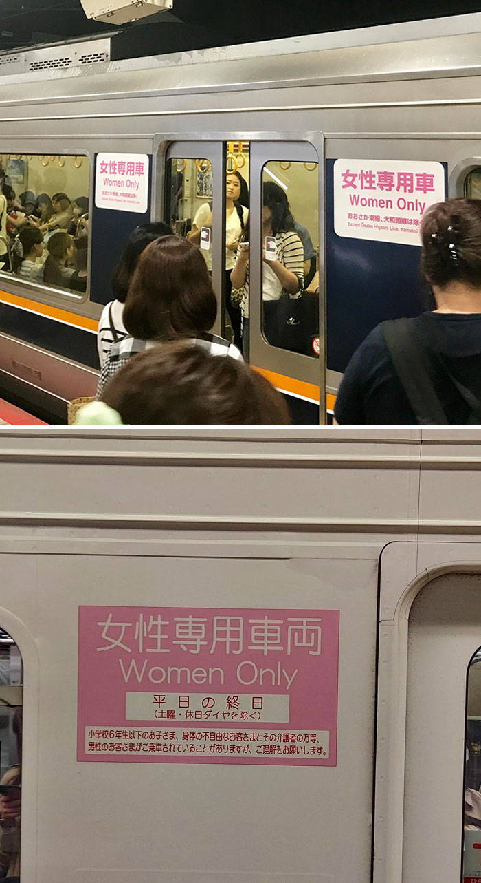 Les métros japonais ont des wagons réservés aux femmes