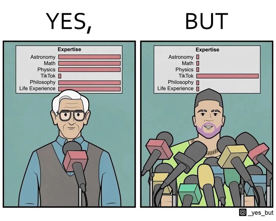 « oui, mais » : l’artiste crée une série d’illustrations qui dépeignent les contradictions de notre société, et voici 23 des plus récentes.