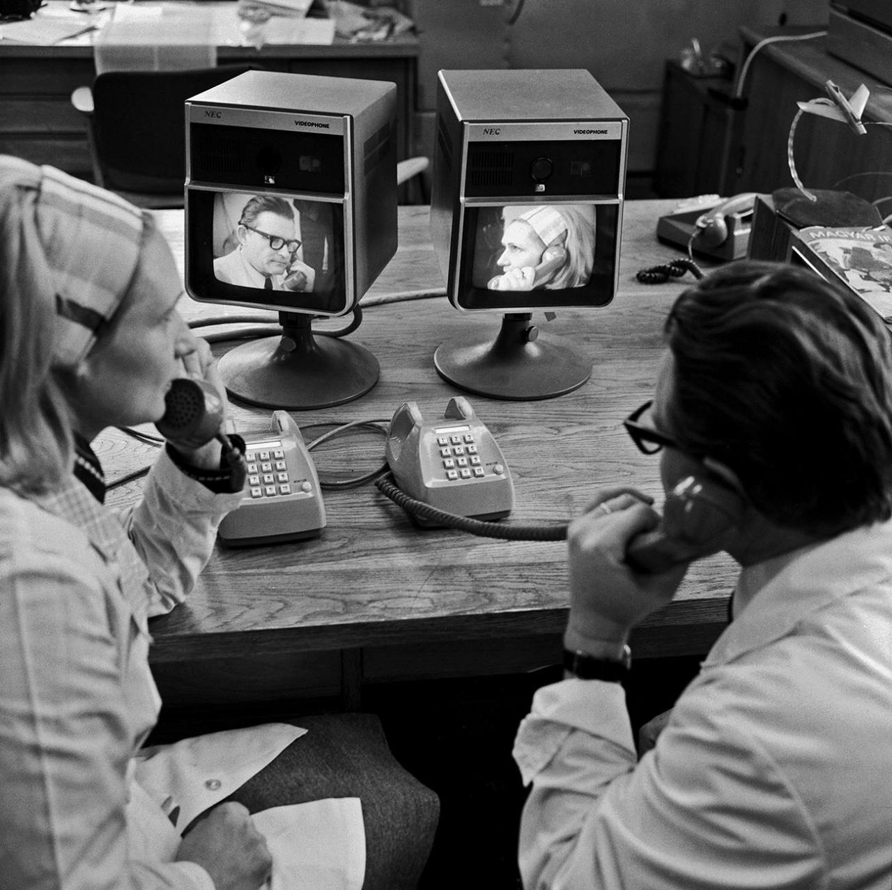téléphone vidéo expérimental de bell labs 1960s