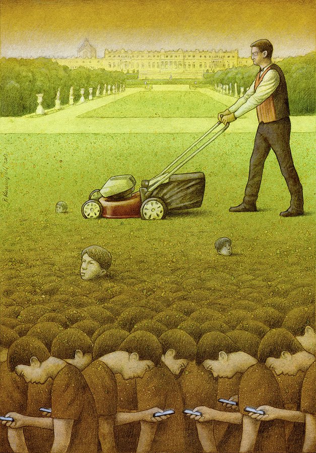 un illustrateur révèle ce qui ne va pas dans notre société moderne (35 nouvelles œuvres)