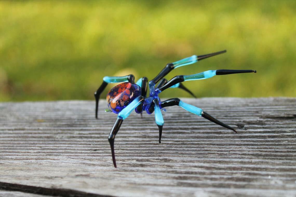 araignée en verre faite maison