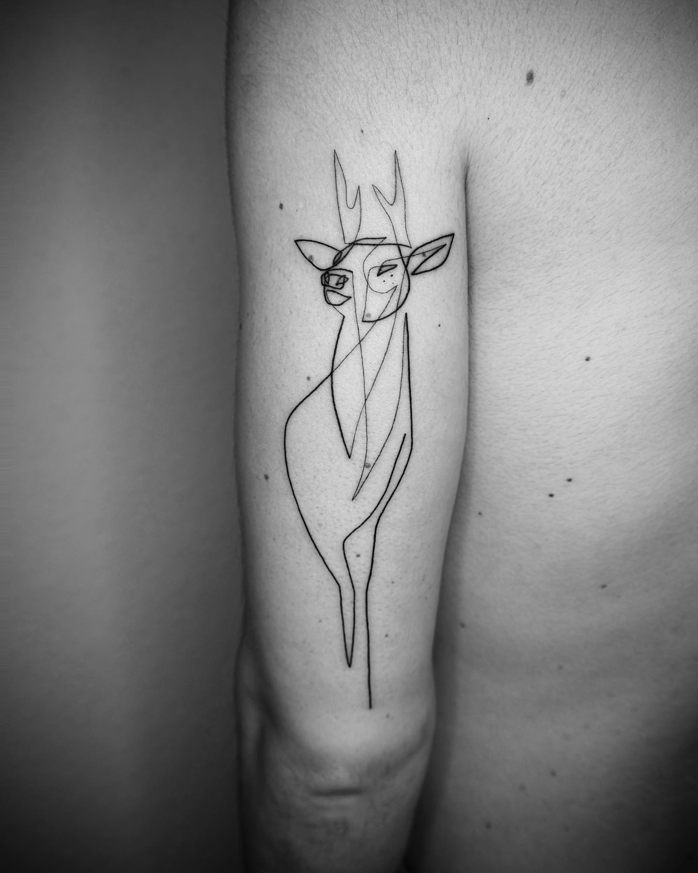 Cet artiste crée des tatouages captivants à l’aide d’une seule ligne (35 images)