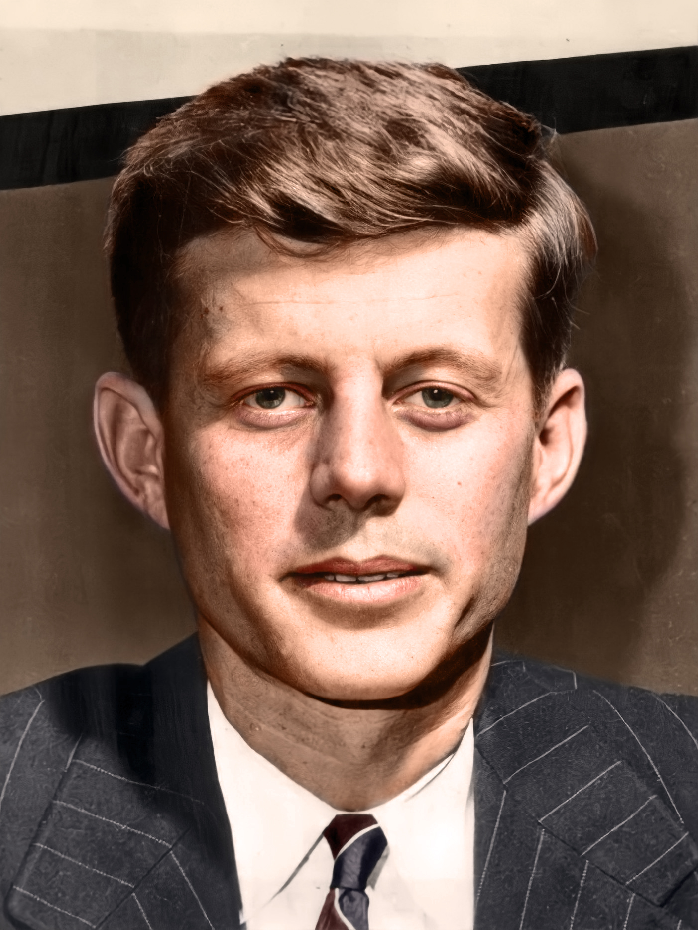 john f. kennedy, 30 ans, en 1947