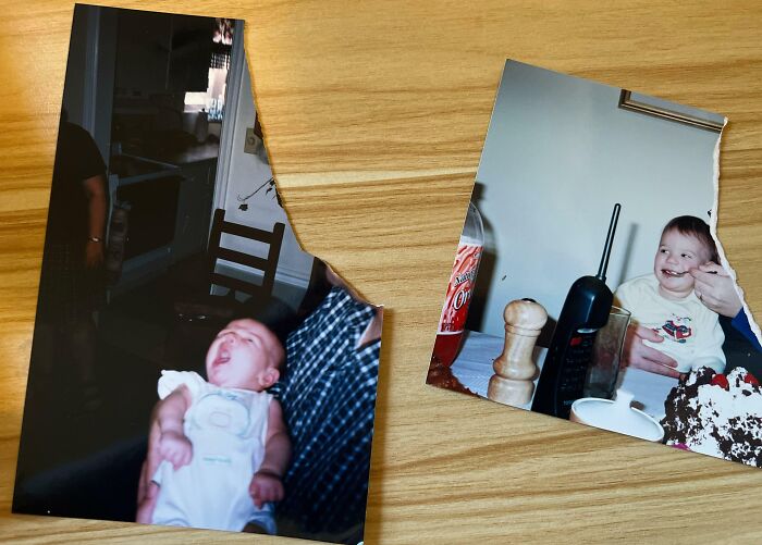 Après le divorce de mes parents, ma mère a arraché à mon père les photos de mon enfance. Il est décédé il y a plus de deux ans et nous n’avons pas beaucoup de photos ensemble.