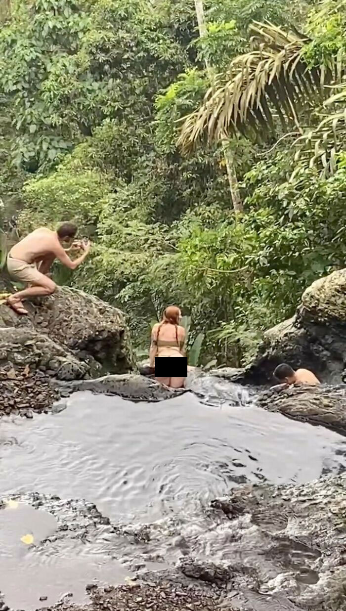Imagine que tu voyages jusqu’à Bali juste pour prendre une photo de tes fesses ?