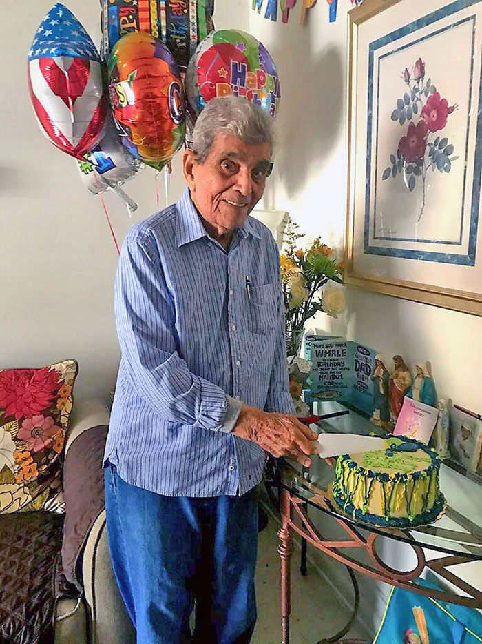 mon père fête son 100e anniversaire