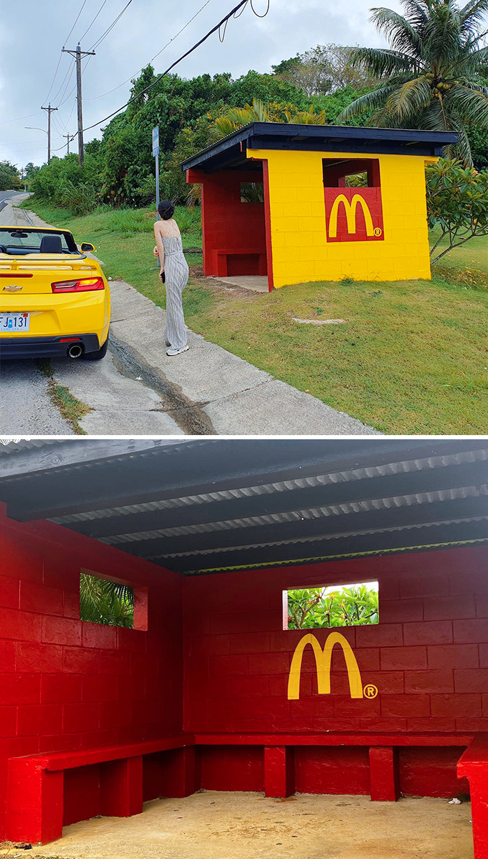 arrêt de bus mcdonald’s, saipan