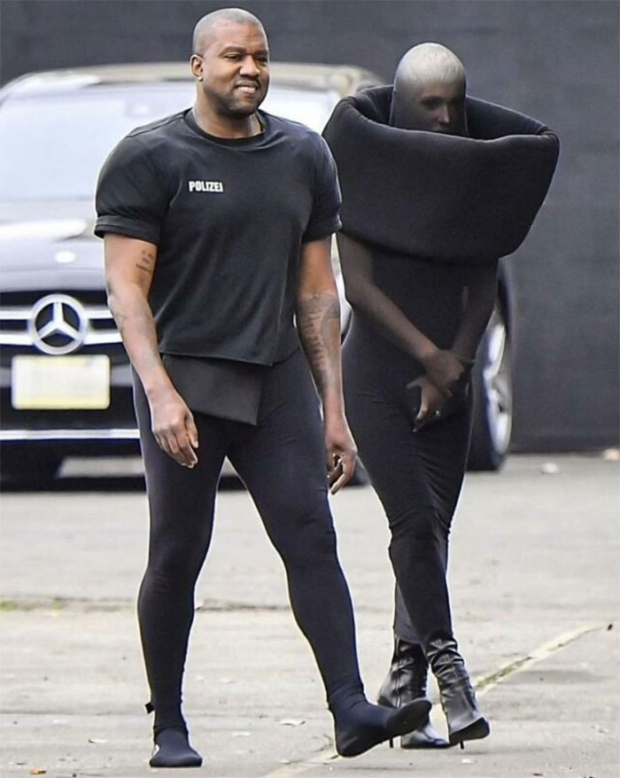 Kanye West et sa femme, Bianca, en route pour la messe du dimanche