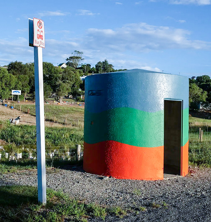 arrêt de bus, nouvelle-zélande