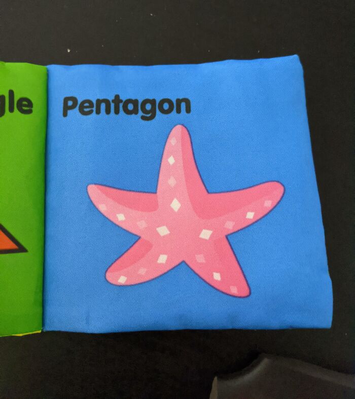 Le livre des petites formes de ma fille. pentagone ?