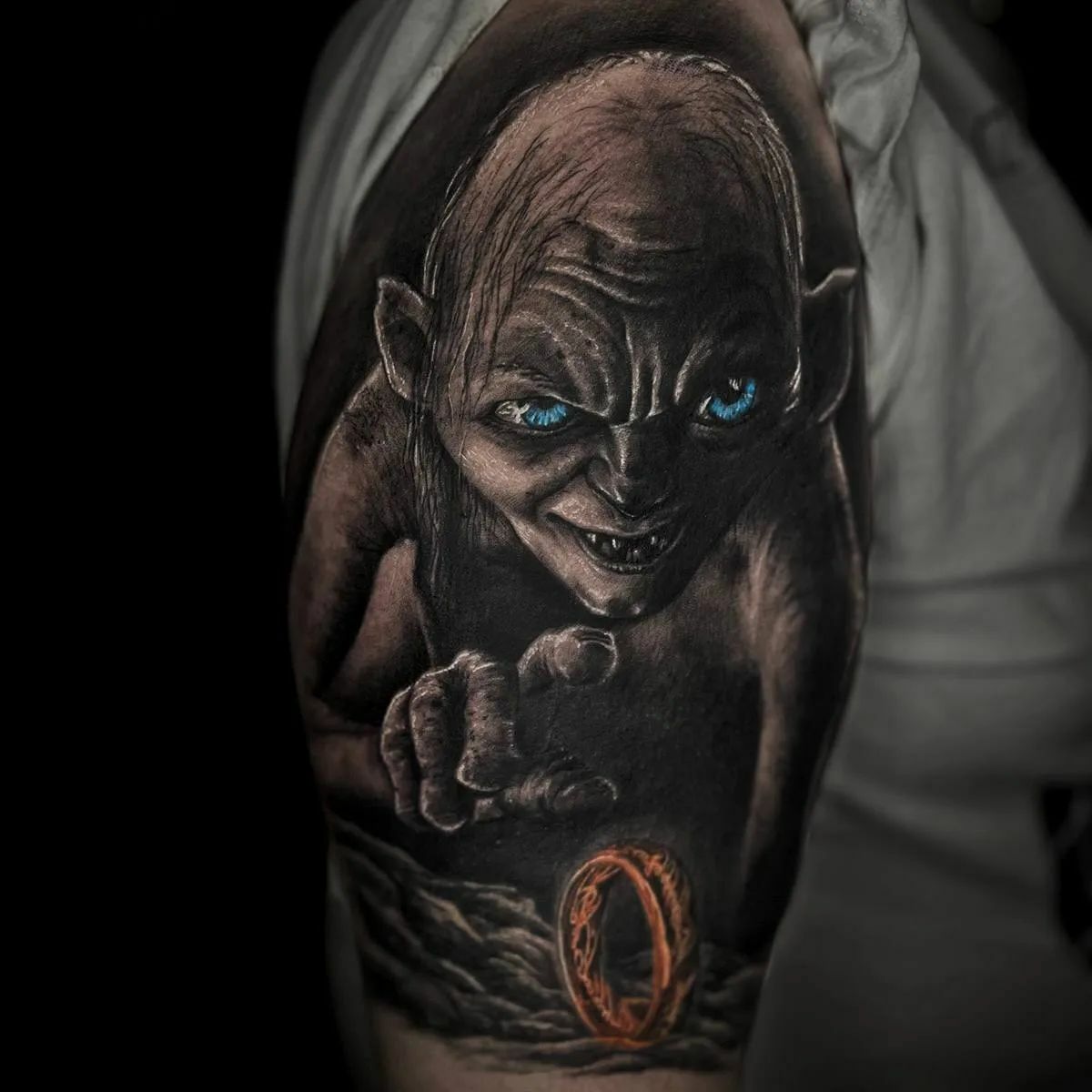 tatouage gollum