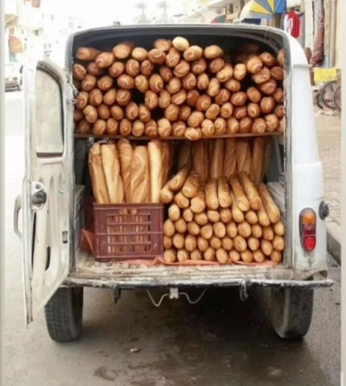 95 photos hilarantes de “baguettes dans des endroits inhabituels”, partagées par ce compte instagram.