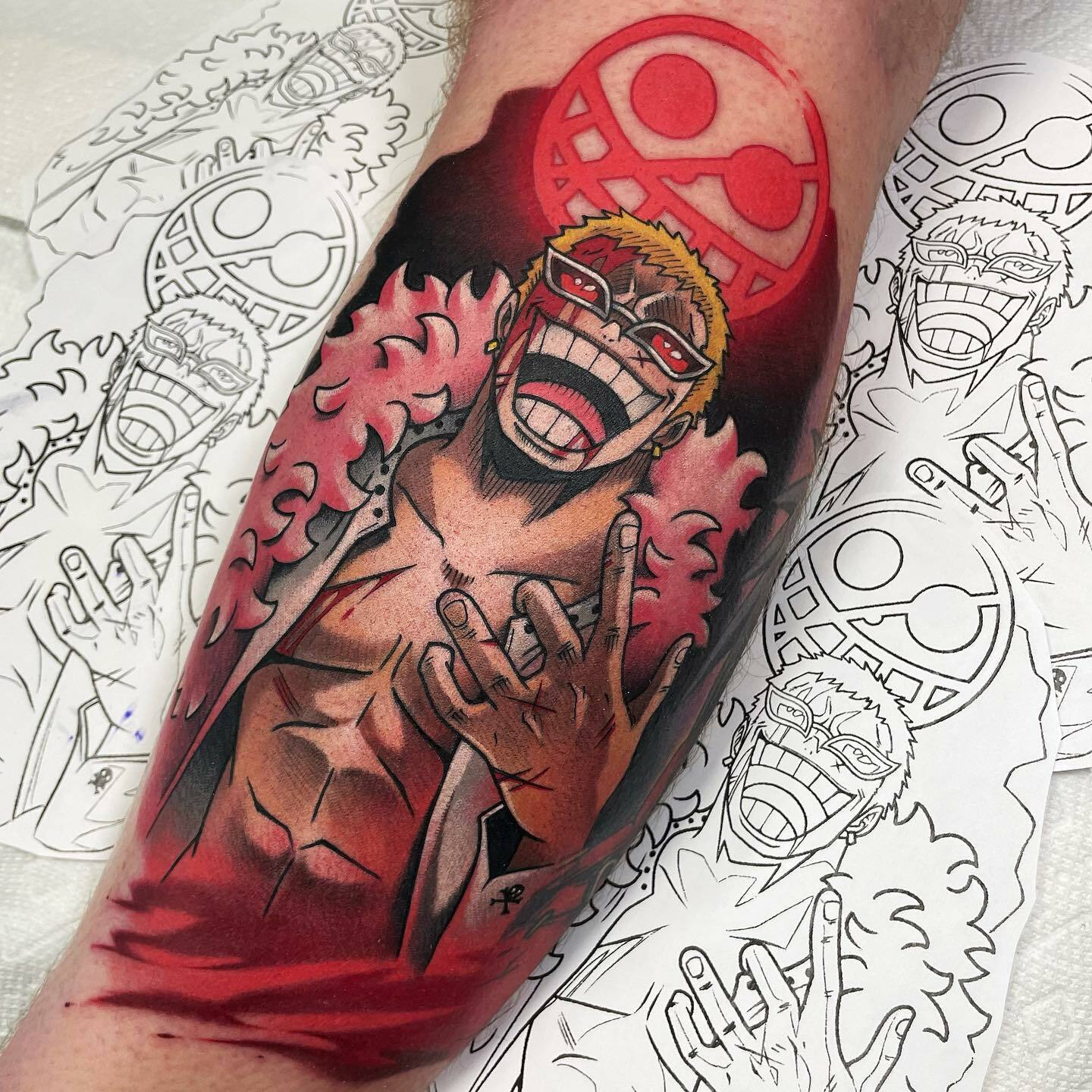 donquixote doflamingo de one piece tattoo