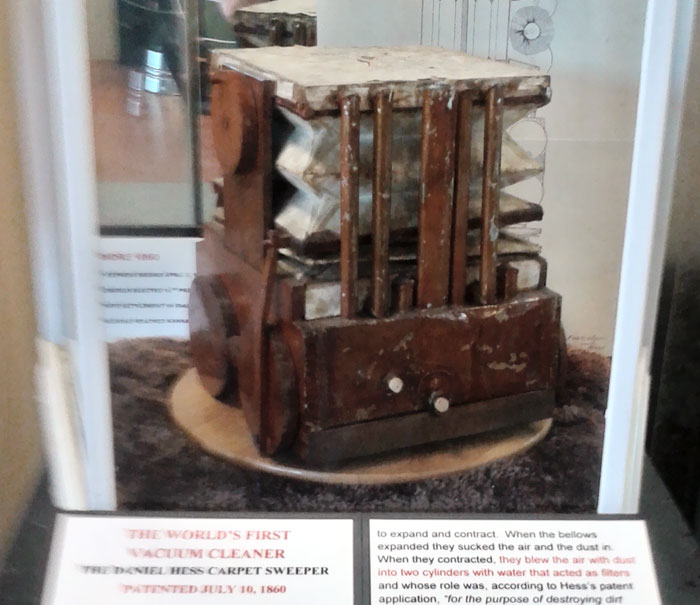 The Patent Model For Daniel Hess’s Carpet Sweeper Displayed At The Museum Of Clean In Pocatello, Idaho. The Only Known Model In Existence
