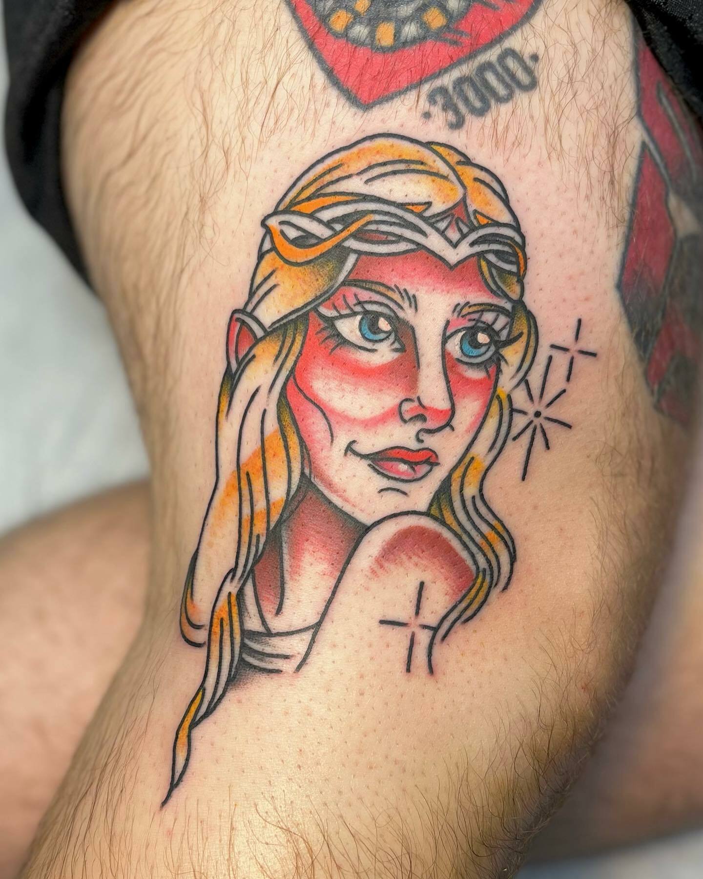 dame de lumière – tatouage galadriel