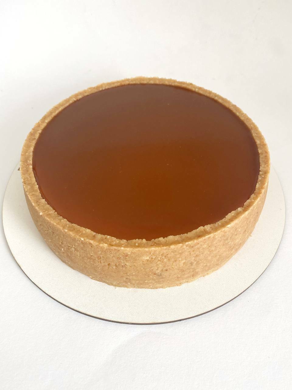 gâteau au fromage avec caramel salé