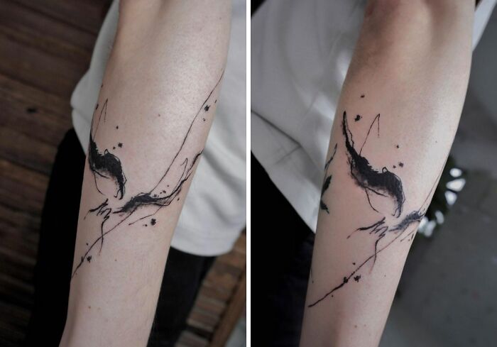 tatouage abstrait