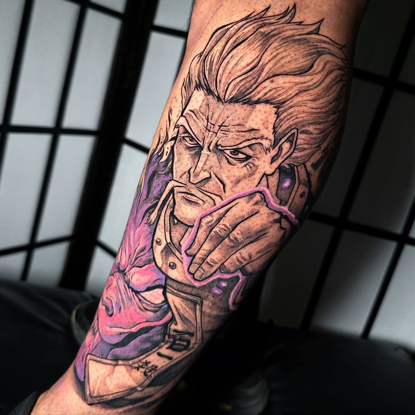 tatouage de zeno zoldyck de hunter x hunter