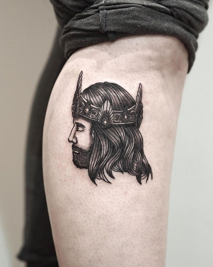 tatouage aragorn