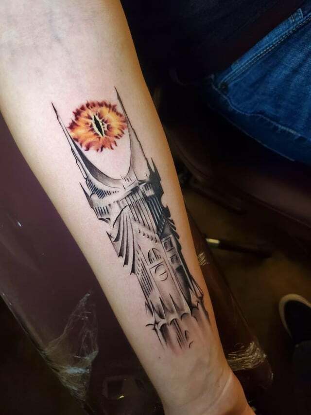 tour de sauron tatouage