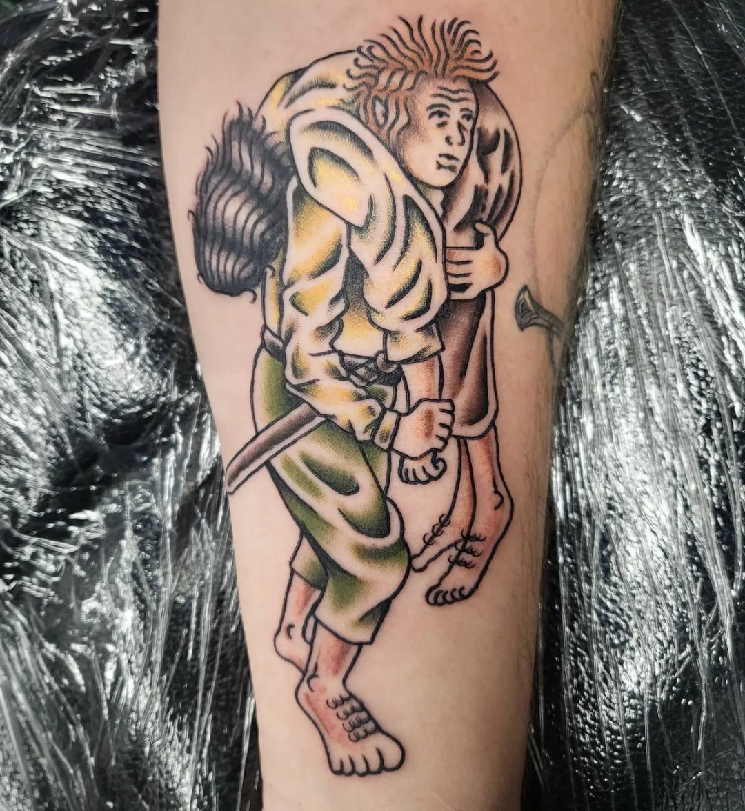 sam portant frodo tattoo