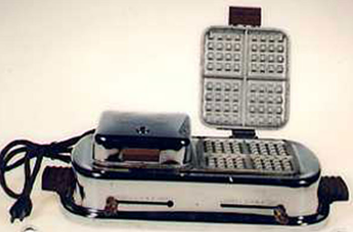 Electric Waffle Iron, Ca. 1940