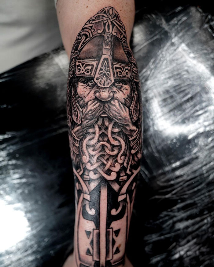 tatouage de gimli