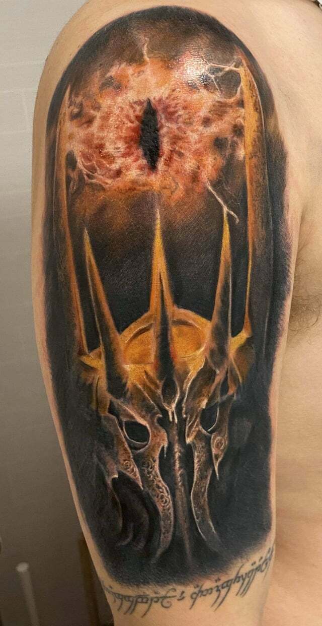 tatouage sauron